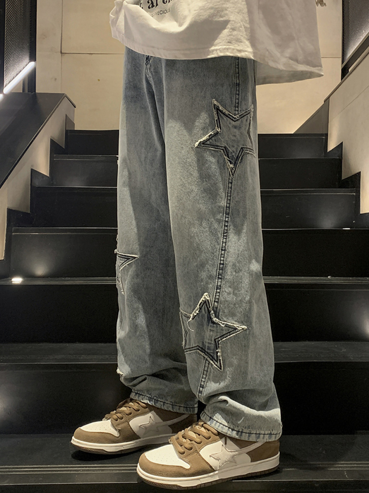 جينز أمريكي فضفاض مستقيم الساق - مراجعة Streetwear Brand Denim وسعره
