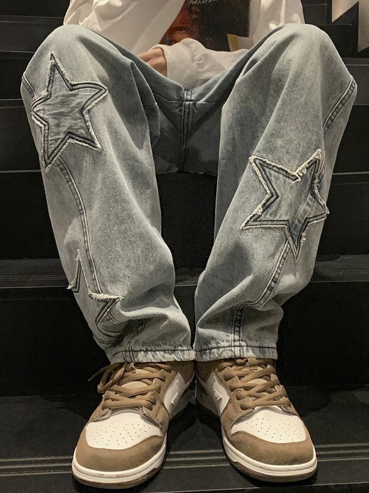 جينز أمريكي فضفاض مستقيم الساق - مراجعة Streetwear Brand Denim وسعره